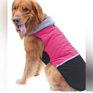 Size Large Dog Jacket with Zipper